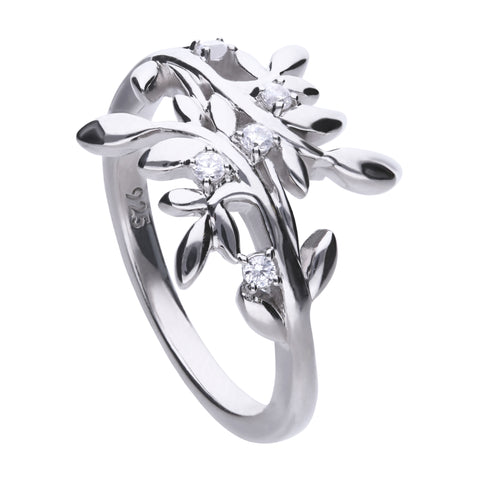 Leaf-shaped ring