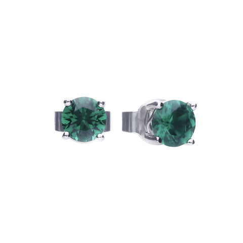 Mini emerald earrings