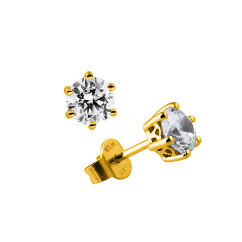 Golden earrings carats .75qt