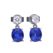 Sapphire Drop Earrings