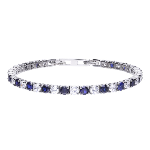 Sapphire and White Bracelet